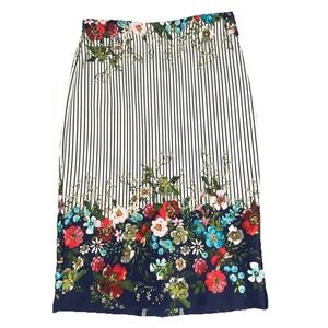 Women's Large Pencil Skirt Classic Artsy Floral Summer Tropical  Resort Nature‎